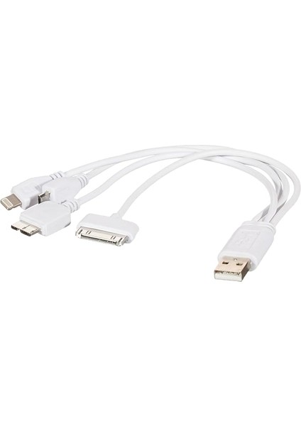 SL-IP59 USB To Iphone4/lightning+Note3 Micro 5pin Çevirici Kablo