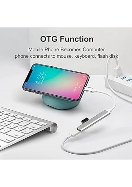C-809 Macbook Uyumlu Type-C To 4* USB 3.0 Splitter 5 Gbps Çevirici Hub Adaptör fırsatları