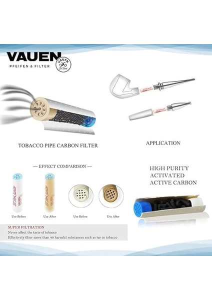 Aktif Karbon Filtre 6mm 50ADETLİ modelleri