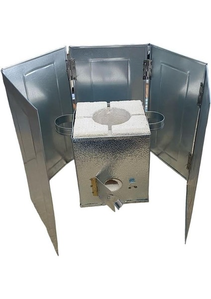 5 Kanatlı Rüzgarlık, Rüzgar Kesici 25X40CM, Piknik Tüpü, Kamp Ocağı, Taş Ocak, Mangal fiyatları