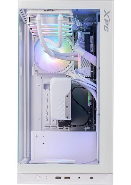 Adata Invader x Mid-Tower Gaming Kasa – Temperli Cam, Psu’suz, 6 Fan Desteği, 360MM Radyatör, Beyaz modelleri
