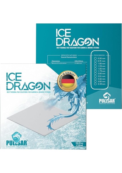Ice Dragon® Termal - Thermal Pad / 17.0 W/m*k 100 * 50 (1.50 Mm)