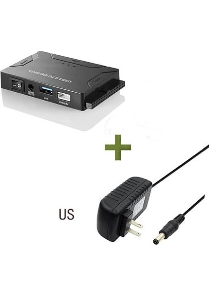 USB 3.0 Ide/sata Sabit Sürücü Adaptörü, Harici Dönüştürücü Için 2.5 "3.5" Ide Sata HDD SSD DVD Optik Sürücü, Evrensel Sabit Disk Okuyucu W/12 V 2A Güç Kaynağı Desteği 6 Tb indirimleri