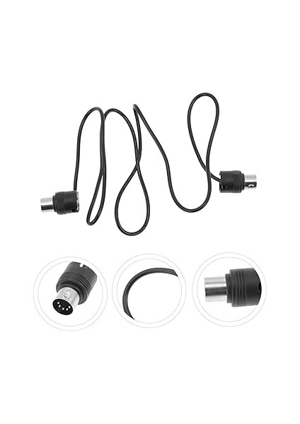 Ses Kartı Iletim Aksesuarları Müzik Standı Katlanabilir Stereo Kablo Gitar Kabloları Enstrüman Midi Kablo Aksesuarı Ses Midi Uzatma Kablosu Müzik Aleti Kaynağı Sentez Black Alaşım modelleri