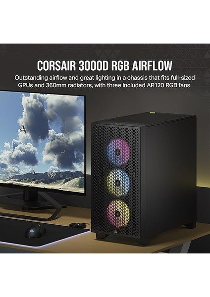 Case - CC-9011255-EU 3000D Rgb Siyah fiyatları