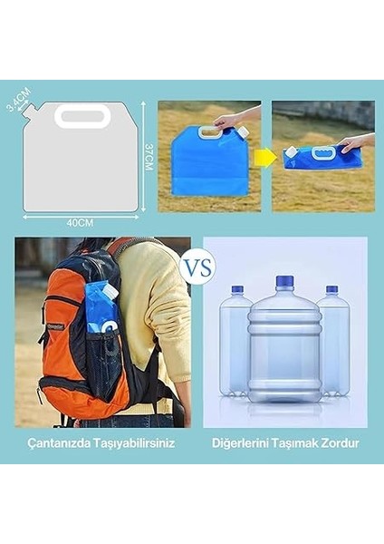Outdoor Kamp Piknik Su Bidonu 10 Litre Şeffaf fiyatları
