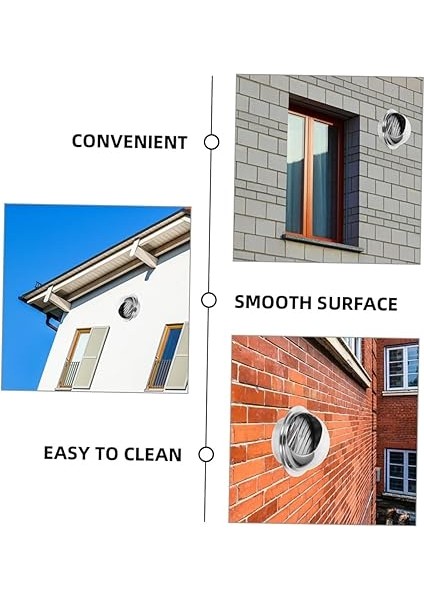 Dış Mekan Paslanmaz Egzoz Menfezi Kapağı Havalandırma Kapağı Su Geçirmez ve Dayanıklı Kolay Kurulum ile Hava Kalitesini Artırır indirimleri