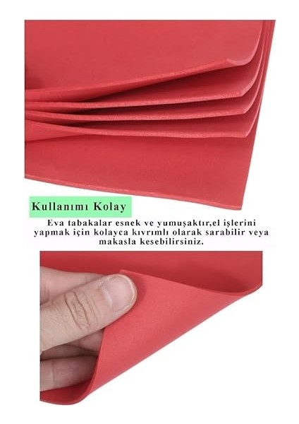 Beyaz Eva 50X70 cm 3 Adet Eva Süngeri Okul Kreş Anasınıfı Elişi Etkinlikleri fiyatları