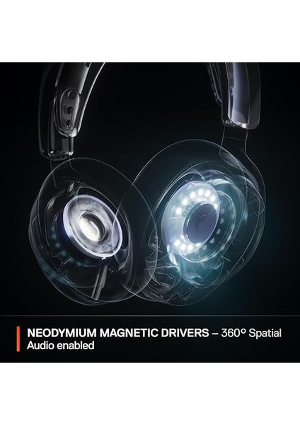 Arctis Nova Pro Kablosuz Çoklu Sistem Oyun Kulaklığı - Neodim Manyetik Sürücüler - Aktif Gürültü Önleme - Infinity Güç Sistemi - Gen 2 Mikrofon - Pc, Ps5, Ps4, Anahtar, Mobil - Beyaz fırsatları