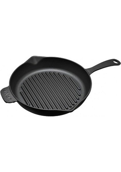 Döküm Yuvarlak Izgara Tava, Metal Kulplu, 28 Cm, Siyah fiyatları