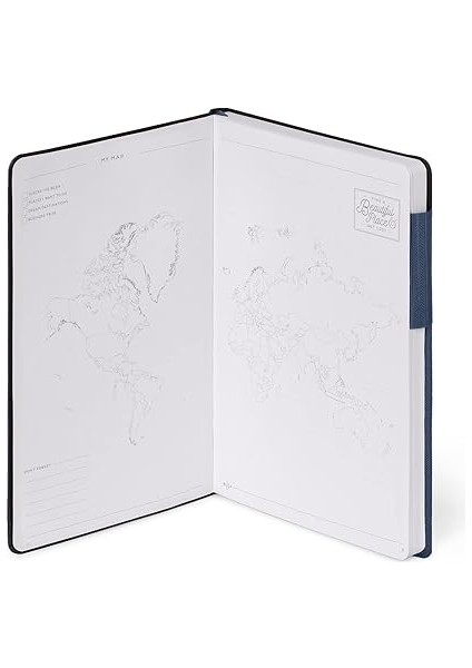 - Not Defteri, Puantiyeli, Orta, 192 Sayfa, Yumuşak Pu Kapak, Fsc® Sertifikalı Kağıt, Beyaz Kağıt 100 G/m², Çift Kitap Ayracı, Lastik Bant, 13 x 21 Cm, Renk Galaktik Mavi modelleri