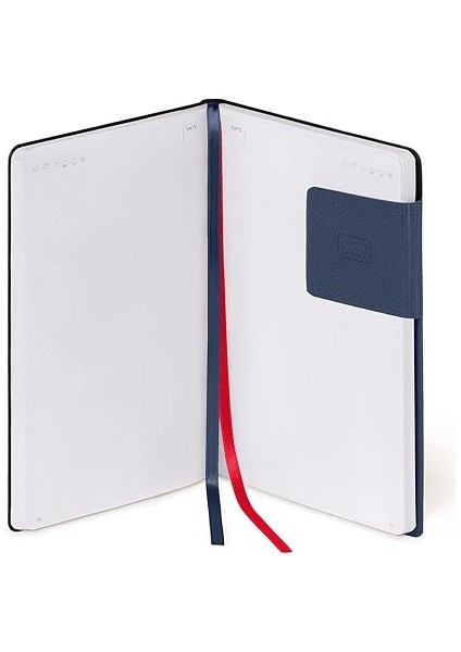 - Not Defteri, Puantiyeli, Orta, 192 Sayfa, Yumuşak Pu Kapak, Fsc® Sertifikalı Kağıt, Beyaz Kağıt 100 G/m², Çift Kitap Ayracı, Lastik Bant, 13 x 21 Cm, Renk Galaktik Mavi indirimleri