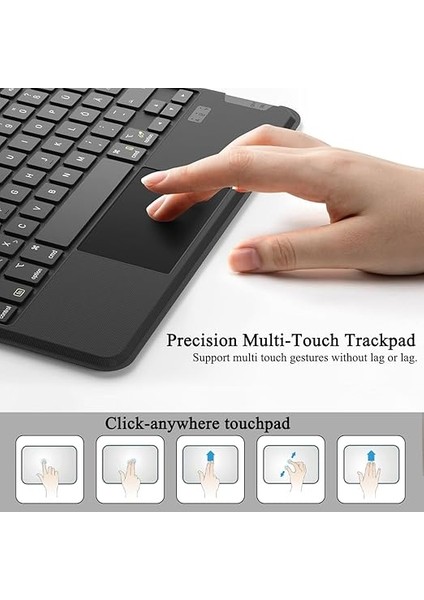 Tab S10 Ultra/s9 Ultra/s8 Ultra 14.6inç Için ile Uyumlu Magic Keyboard Işıklı Mag Touchpad Blutooth Işıklı Standlı Klavyeli Kılıfı modelleri
