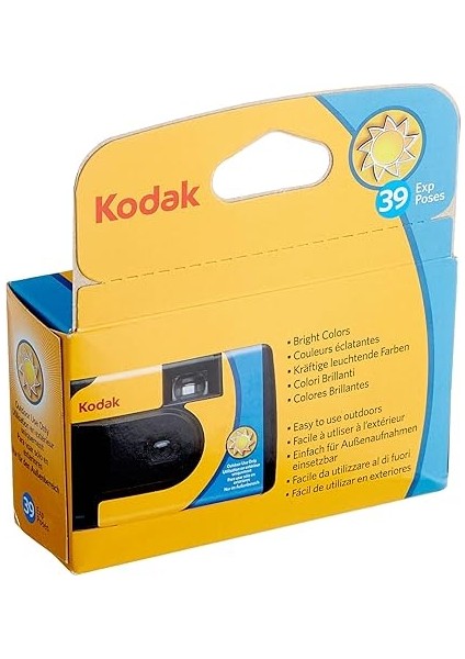 Suc Daylight 39 800ISO Tek Kullanımlık Kamera, Sarı/mavi modelleri