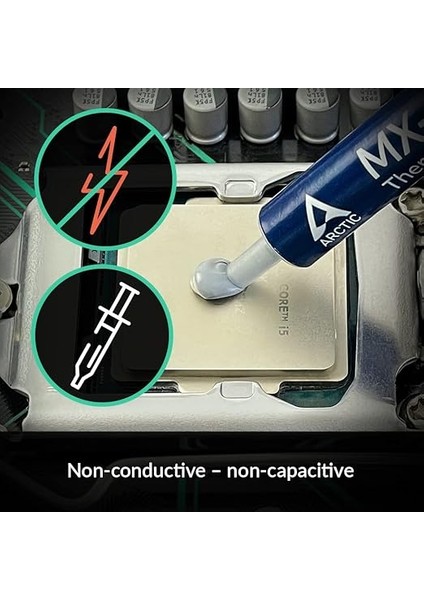 Mx-4 (Spatula Dahil, 4 G) – Premium Performance Termal Macun Tüm Işlemciler Için (Cpu, Gpu – Pc, Ps4), Çok Yüksek Isı Iletkenliği, Uzun Dayanıklılık, Güvenli Kullanım, Iletken Değildir indirimleri