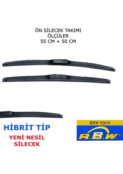 Ford Connect (2002-2013) Ön Silecek Süpürgesi 550MM + 500MM modelleri