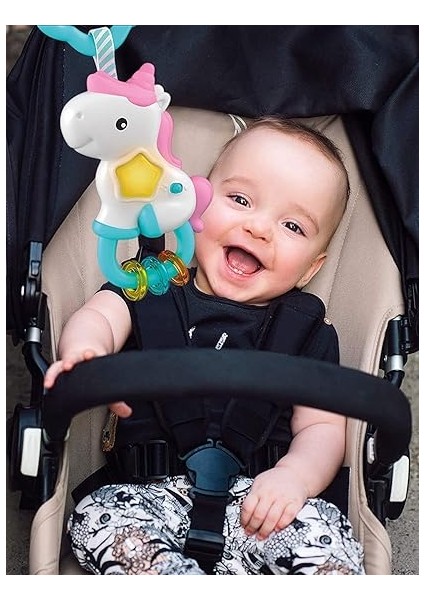 Baby Clementoni - 17333 - Interaktif Unicorn Çıngırak, 3 - 36 Ay indirimleri