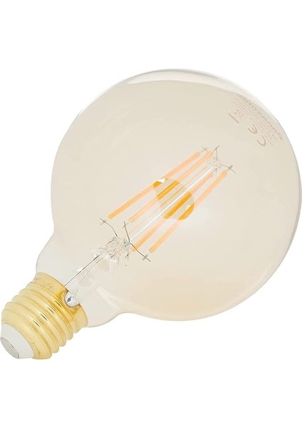 E27 Fil G95 Lamba, Sarı Işık 7W 630LM 2000K Gold fiyatları