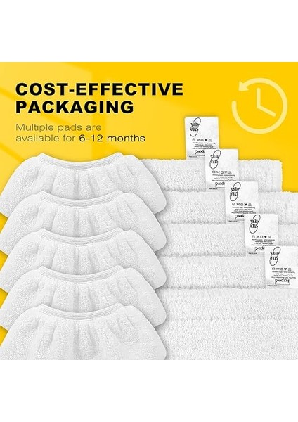 10 Mikrofiber Bez Seti, Buharlı Temizleyici Aksesuarı, Easyfix Sc 2, Sc 3, Sc 4, Sc 5, Yıkanabilir Bezler (5 Zemin Başlığı + 5 El Başlığı) fiyatları