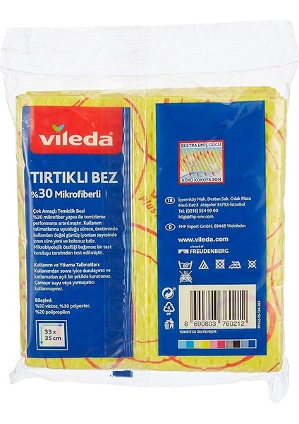 Temizlik Bezi, Novolon, Kir Söken Cepler, 4+1'li Avantaj Paket modelleri