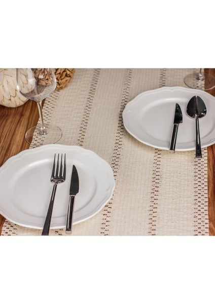 Home Pamuklu Şal Motif Dantel Örgü Runner Şal Desen Masa Runner, 35X145 cm Püsküllü Runner fiyatları