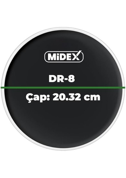 Dr-8bk Siyah Renk 8 Inç Bateri Davul Tom Derisi Drumhead 8'' Inch (20.32 Cm) modelleri