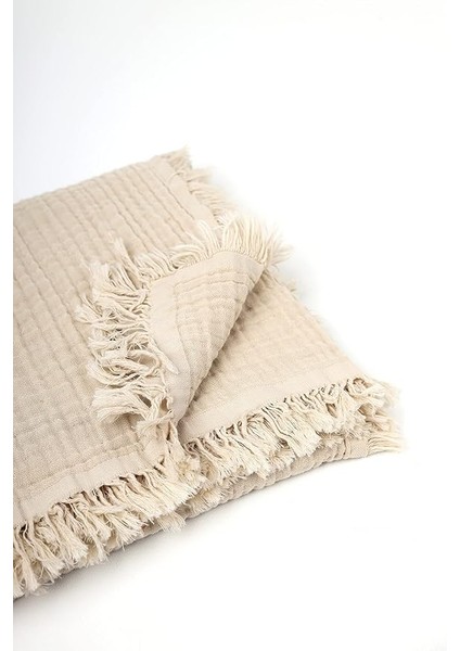Müslin Bebek Battaniyesi, Erkek &amp; Kız Bebekler Için Nefes Alabilen Cilt Dostu Bebek ve Çocuk Battaniyesi, UNISEX,%100 Pamuk, 4 Katlı Organik Bebek Battaniyesi 110”X 110” (Bej) fiyatları
