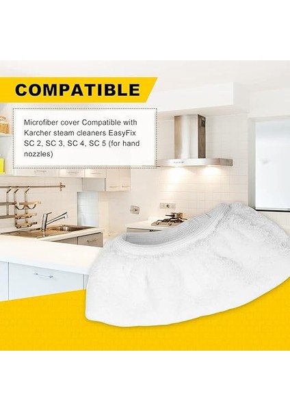 8 Mikrofiber Kapak Seti Kärcher Buharlı Temizleyici Aksesuarları Için Uyumlu Easyfix Sc 2, Sc 3, Sc 4, Sc 5 (El Memesi Için) indirimleri