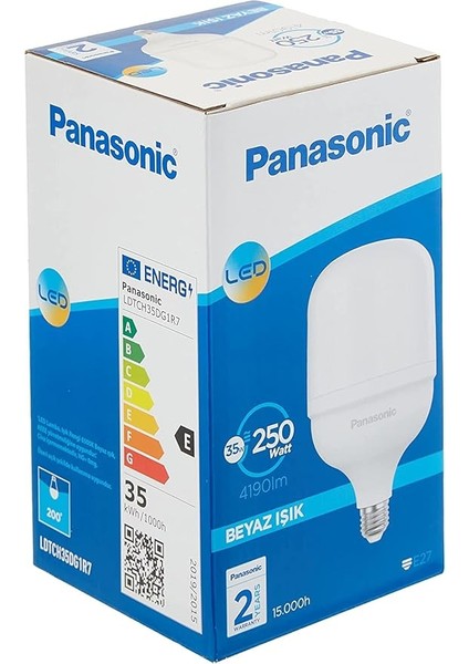 E27 LED Torch Lamba, Beyaz Işık 35W 4190LM 6500K