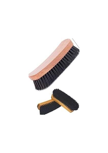 Ahşap Saplı 16 cm Kaliteli Siyah Tüylü Sert Ayakkabı Elbise Araba Koltuk Kumaş Temizlik Fırçası fiyatları