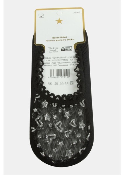 shop Kalp Dantel Babet Çorap-Siyah fiyatları