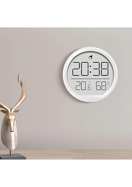 LCD Dijital Çalar Saat Sıcaklık ve Nem ile Küçük Manyetik Tasarım Masaüstü Asılı 3 Tip Yerleştirme 12/24 Saat Takvim Ev Mutfak Ofis Öğrencileri Için indirimleri
