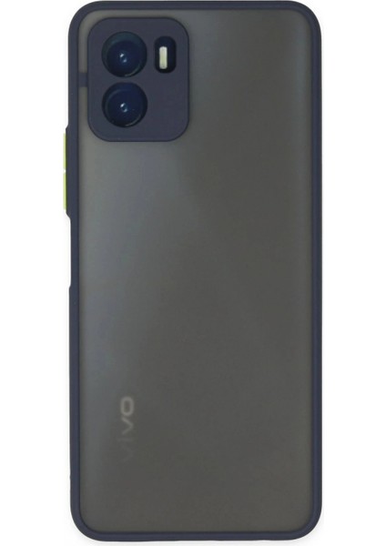 Vivo Y15S Kılıf Montreal Silikon Kapak - Lacivert