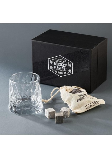Özel Kutusunda Kristal Desenli Viski Kadeh Seti Viski Taşı Bardak Set modelleri