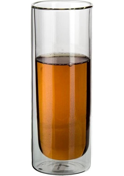 Cift Cidarlı Cam Bardak 330 ml