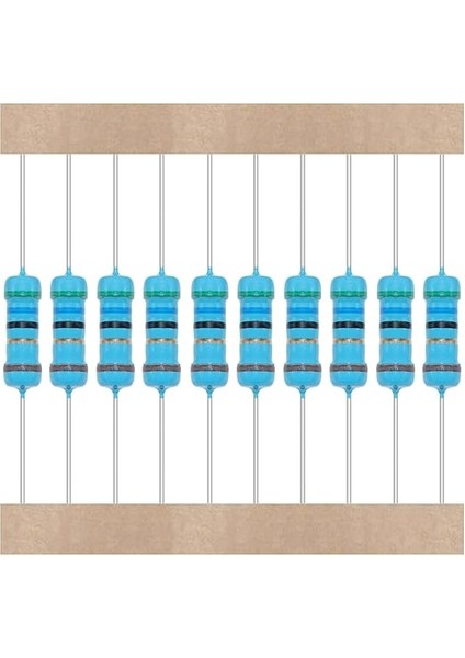 1/2W Direnç Kiti 40 Değer 400 Adet 1/2WATT Metal Film Direnç Çeşit Kiti 1 Ohm - 1 M Ohm Sabit Çeşitli Direnç Paketi Ortak Sıl Direnç Seti Rohs Uyumlu ±%1 Tolerans fırsatları