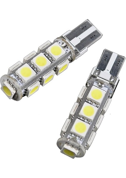 Beyaz T10 Dbpower 7506 Sinyal Lambası 5050 Canbus Hata Auto Led-Işık Iç Bulb-2 Adet
