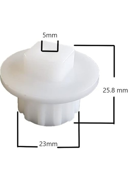 Arçelik K1750 Kıyma Makinesi Şaft Dişlisi - 1 Adet Beyaz Standart fiyatları