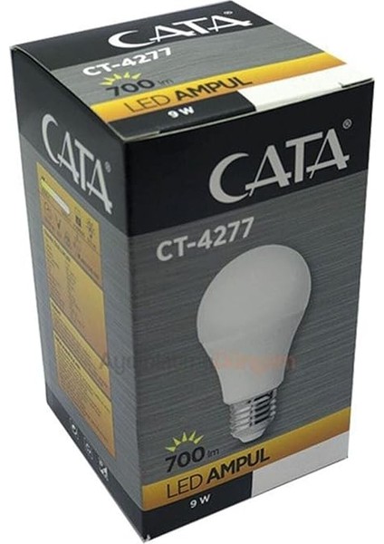 CT-4277B LED Ampul, 9 W, 730 Lm, Beyaz Işık 10 Lu Paket modelleri