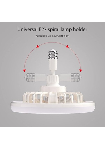 Vantilatörü Aydınlatmalı, Modern Kısılabilir LED Tavan Lambalı, 9.8" Küçük Sessiz E27 Aromaterapi Fan Işığı, Uzaktan Kumandalı, Yatak Odası, Mutfak Için (3 Adet) indirimleri