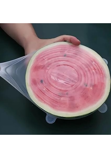 Koruyan Silikon Streç Kapak Seti 6 Adet Kupa Bardak Kavanoz Kase Bonesi modelleri