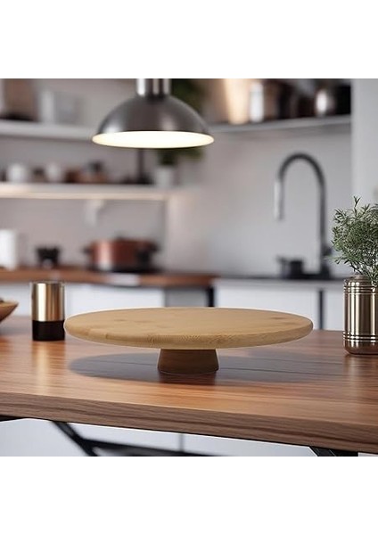 Ayaklı Yüksek Bambu Sunum Tabağı | Yükseltici Ayaklı Bambu Sunum Tepsisi – Doğal, Şık ve Dayanıklı (28CM*28CM*6CM) modelleri