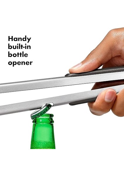 Good Grips Spatula ve Maşa Seti - Bulaşık Makinesinde Yıkanabilir Barbekü Maşası Seti Paslanmaz Çelik Et Spatulalı - 41 cm ve 47,5 cm indirimleri