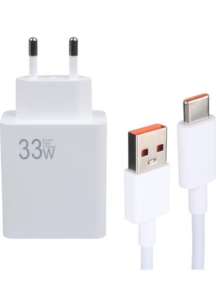 WK-27876 M11 Beyaz 33 Watt Turbo USB Şarj Başlık Adaptörü + Type-C Kablo fırsatları