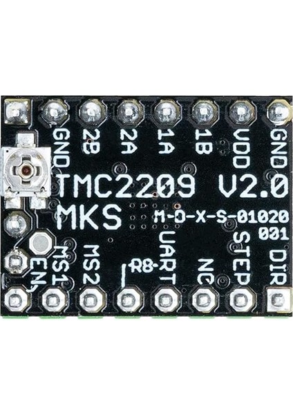 Adım Motor Sürücüsü, 5 Çift Mks TMC2209 Step Motor Sürücüsü Stepsticks 3D Yazıcı Aksesuarları Için Ultra Sessiz fırsatları