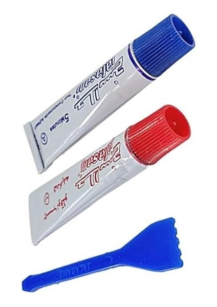 Yapıştırıcısı 18 gr Ikiz Tüp 1 Adet Metal Yapıştırıcı Çift Karışımlı Demir Çelik Yapıştırıcısı Kuvvetli ve Dayanıklı Ikiz Epoksi Yapıştırıcısı fiyatları