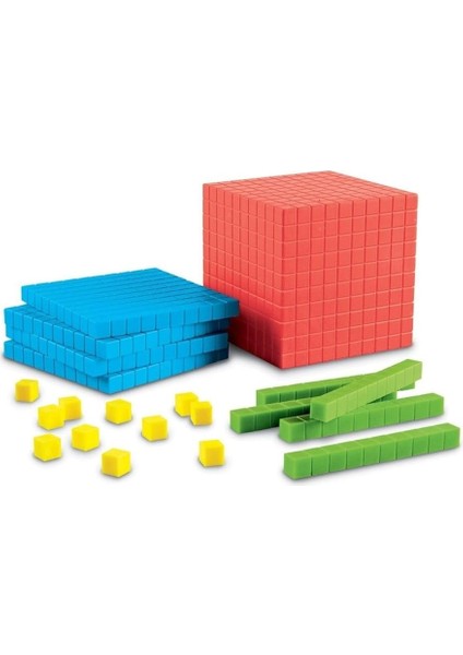 Onluk Taban Blokları, Renkli Bloklar Matematik Materyali, Birlik, Onluk, Yüzlük fiyatları