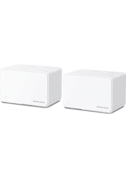 Halo H80X 2-Pack, AX3000MBPS, Dual-Band, Gigabit Portları, 150'YE Kadar Cihaz Bağlanabilir, 460 M²'ye Kadar Kapsama, Akıllı Bağlantı, Mobil Uygulama ile Kolay Kurulum, Wi-Fi 6 Mesh Sistemi