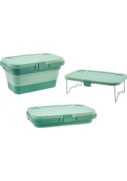 Piknik Seti | Masalı Silikon Sepet 24 Lt Kamp Çantası