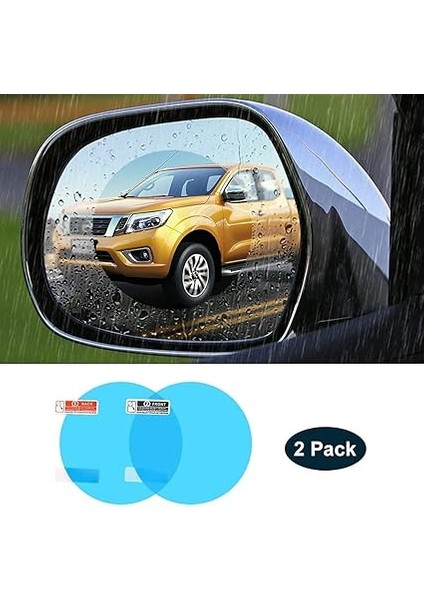 Yağmur Tutmaz Kaydırıcı Film Araç Dış Dikiz Aynası Kolay Görüş Buğu Önleyici (2 Adet) indirimleri
